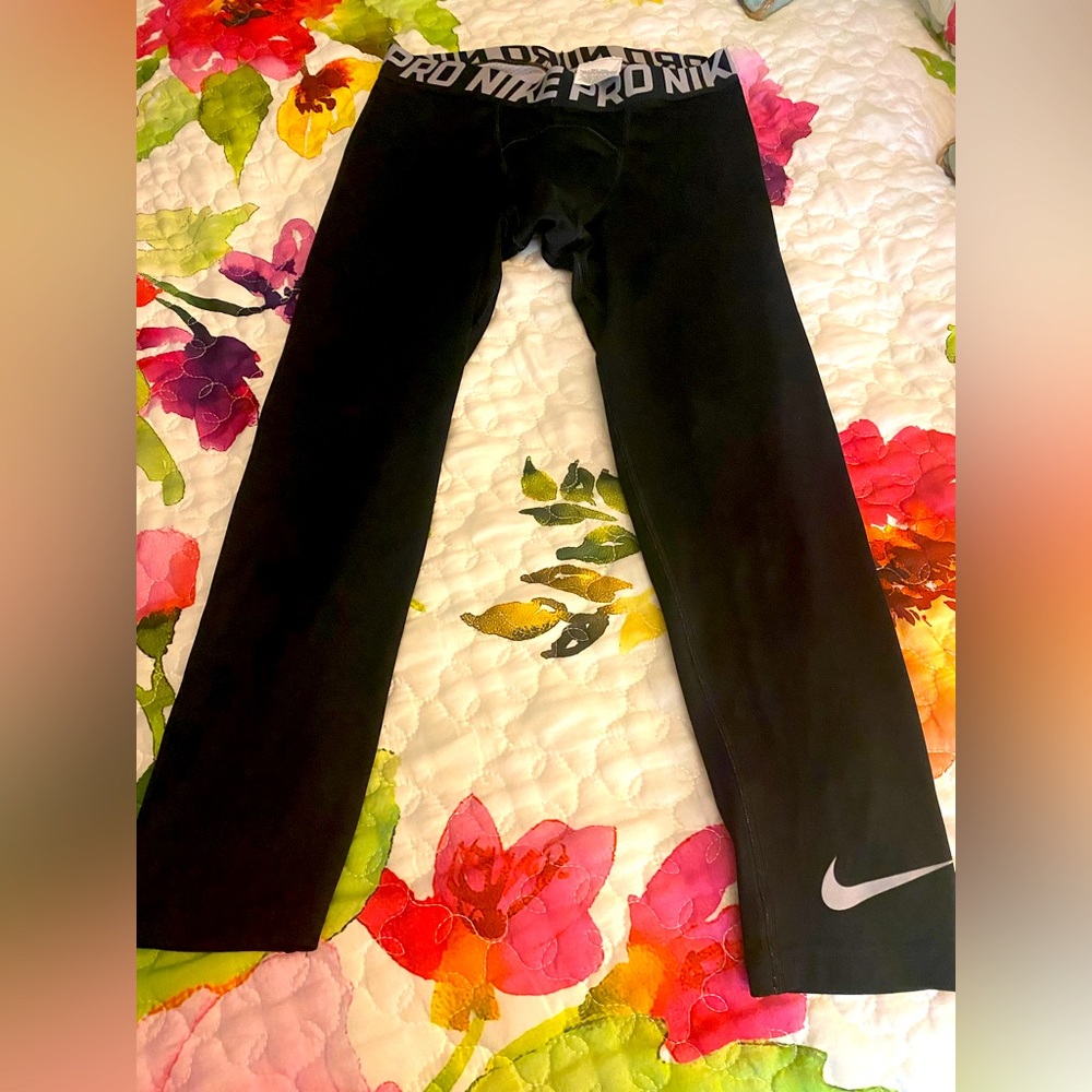 Pro elite sz. Medium black tights nice worn 1 time